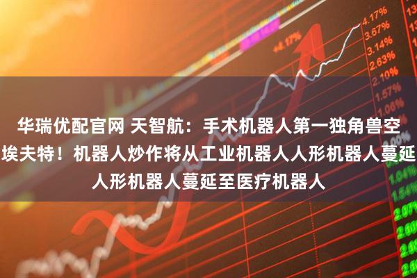 华瑞优配官网 天智航：手术机器人第一独角兽空间级别不啻于埃夫特！机器人炒作将从工业机器人人形机器人蔓延至医疗机器人