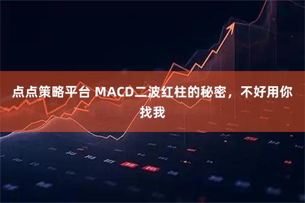 点点策略平台 MACD二波红柱的秘密，不好用你找我
