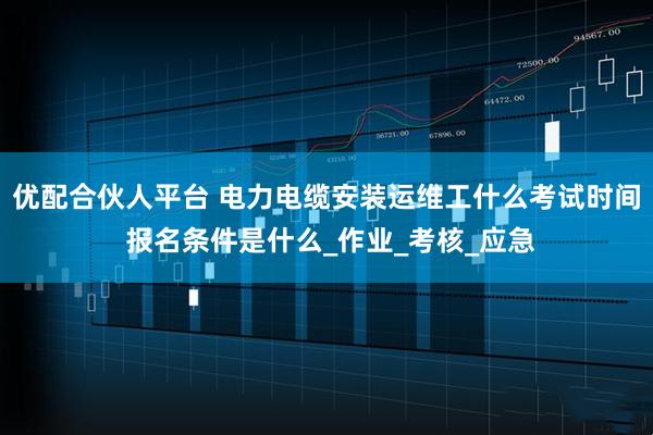 优配合伙人平台 电力电缆安装运维工什么考试时间 报名条件是什么_作业_考核_应急